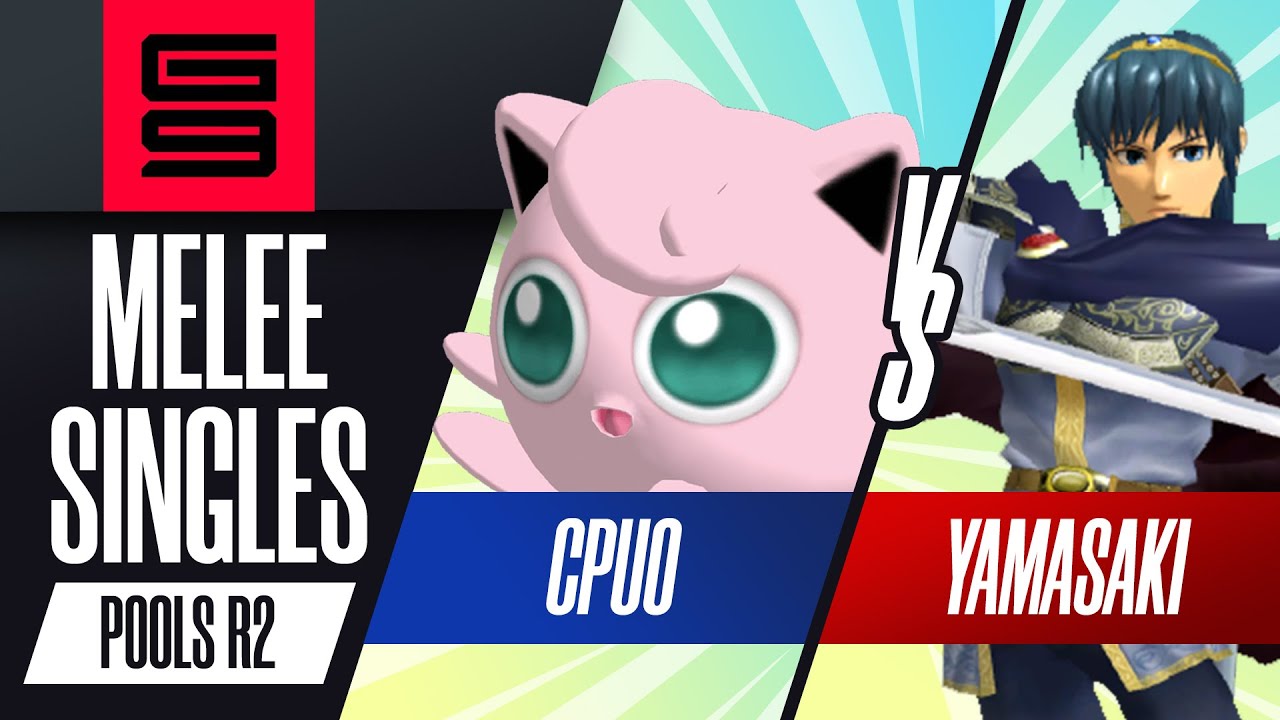 CPU0 (Jigglypuff) vs Yamasaki (Marth) - Melee Singles Pools Winners Semi-Final  - Genesis 9