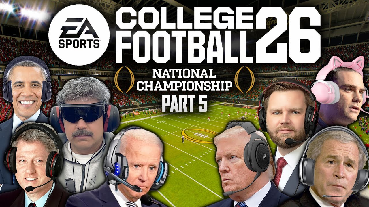 US Presidents Play College Football 26 - NATIONAL CHAMPIONSHIP SPECIAL (Part 5)