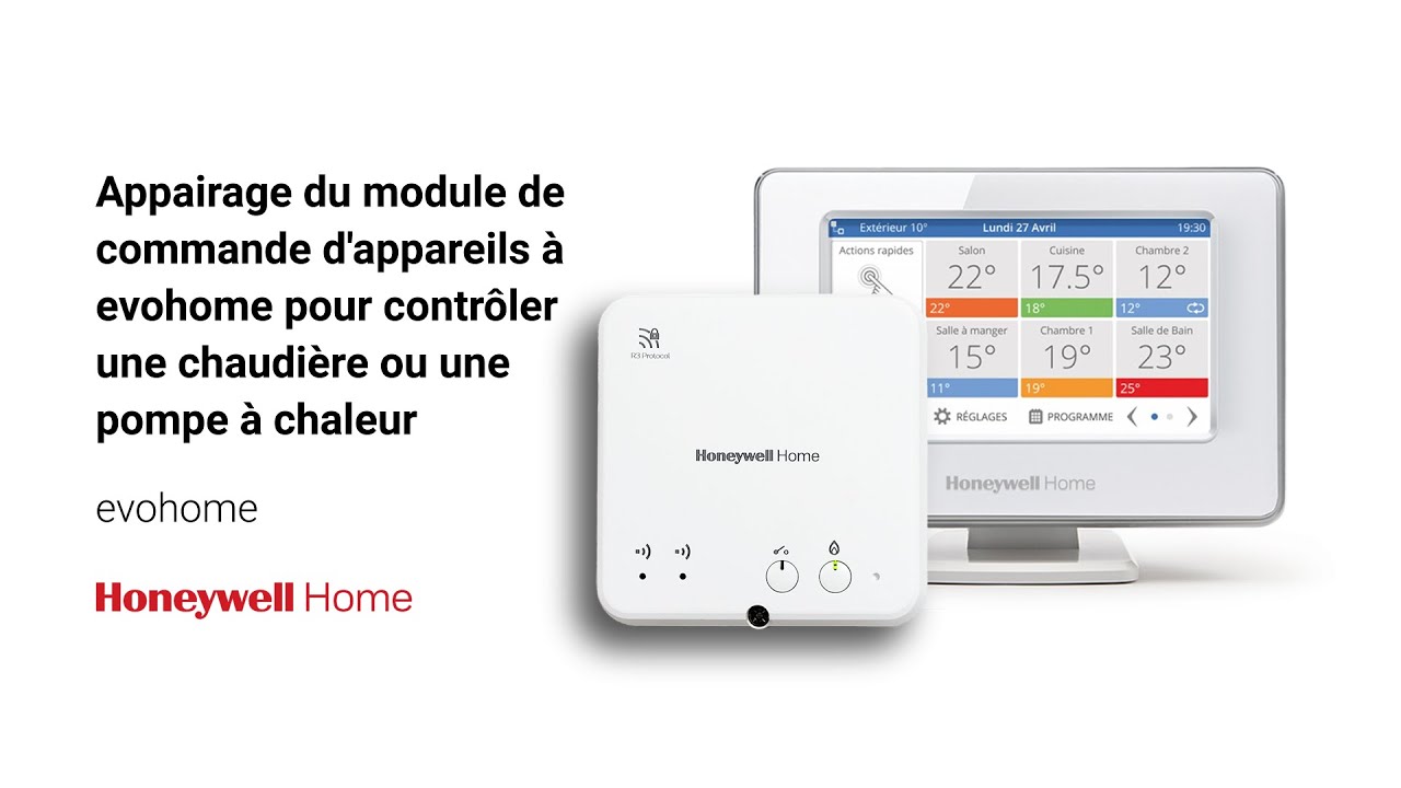 Appairage du module de commande d'appareils pour contrôler une chaudière ou une pompe à chaleur