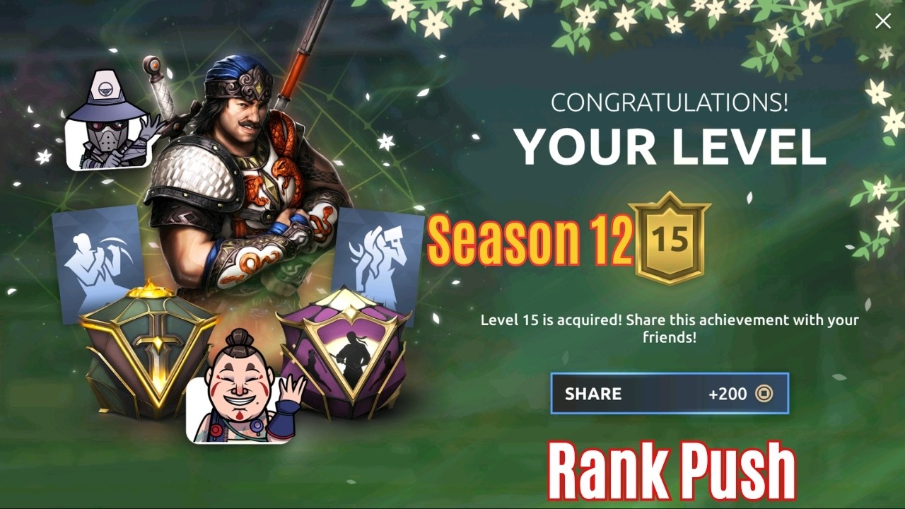 Season 12 | Rank Push |  Story Play | Shadow Fight 4 Arena