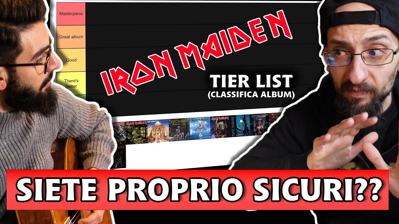 🔵 IRON MAIDEN - LA TIER LIST FINALE! - NEANCHE POTETE IMMAGINARE