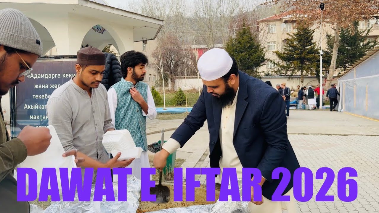 Dawat e iftar Erdem Masjid 2026 || Osh vlog 2 || Osh State University 