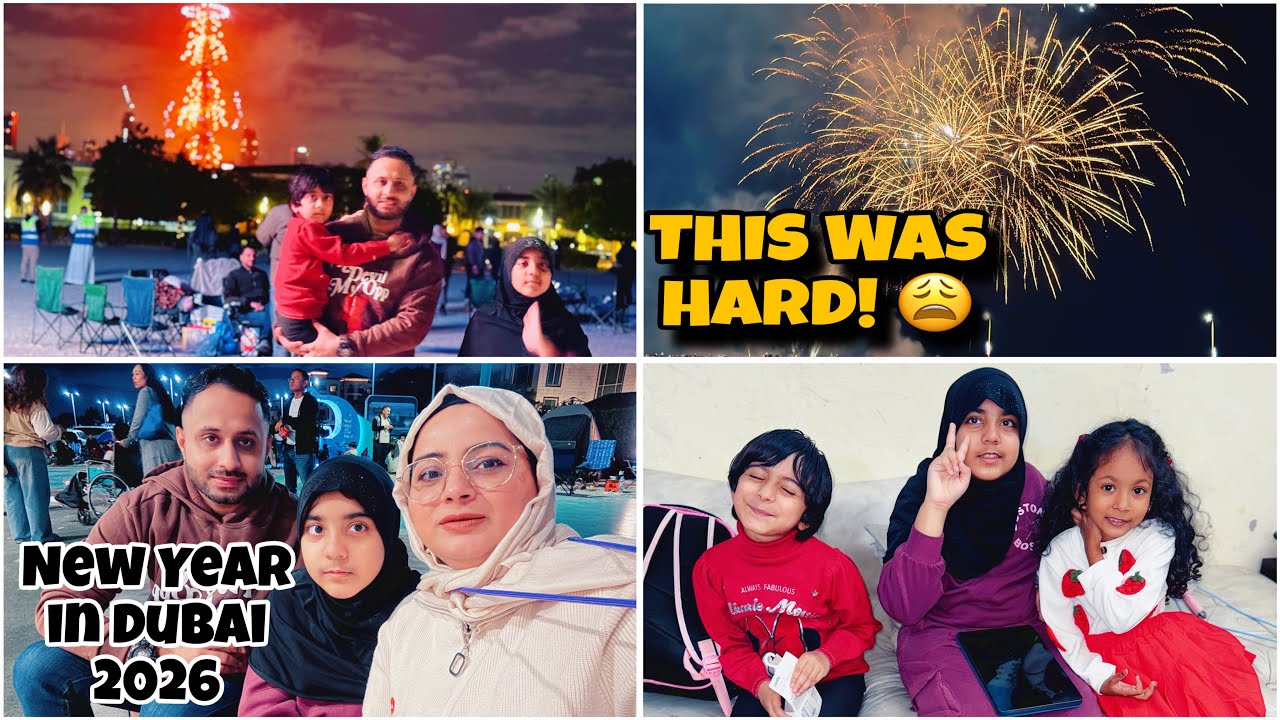 Happy New Year 2026 😩🎆🎊🥳 | From Fireworks to 3-Hour Walk 😭 | Family Struggles 