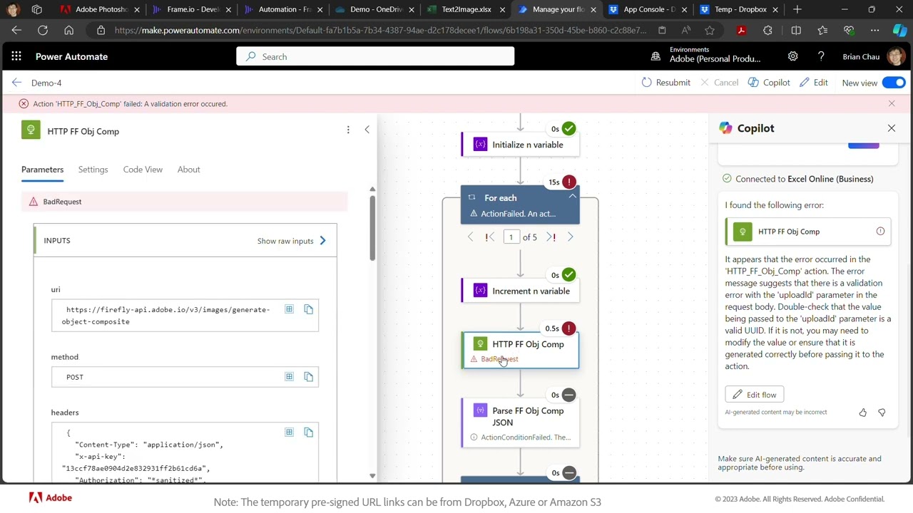 4 - Automate with Adobe Firefly APIs and Power Automate