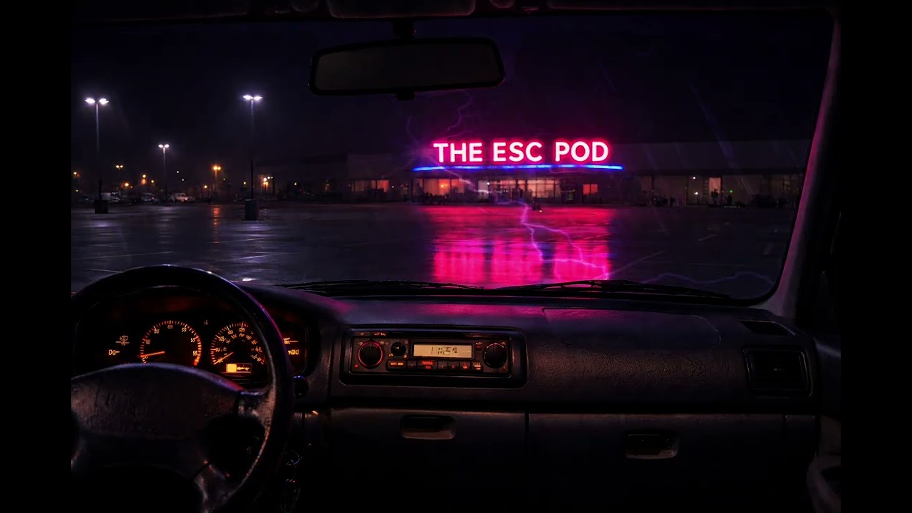 It's 3 AM, raining and you are safe in your car. 🌧️ [Deep Jazz Mix]