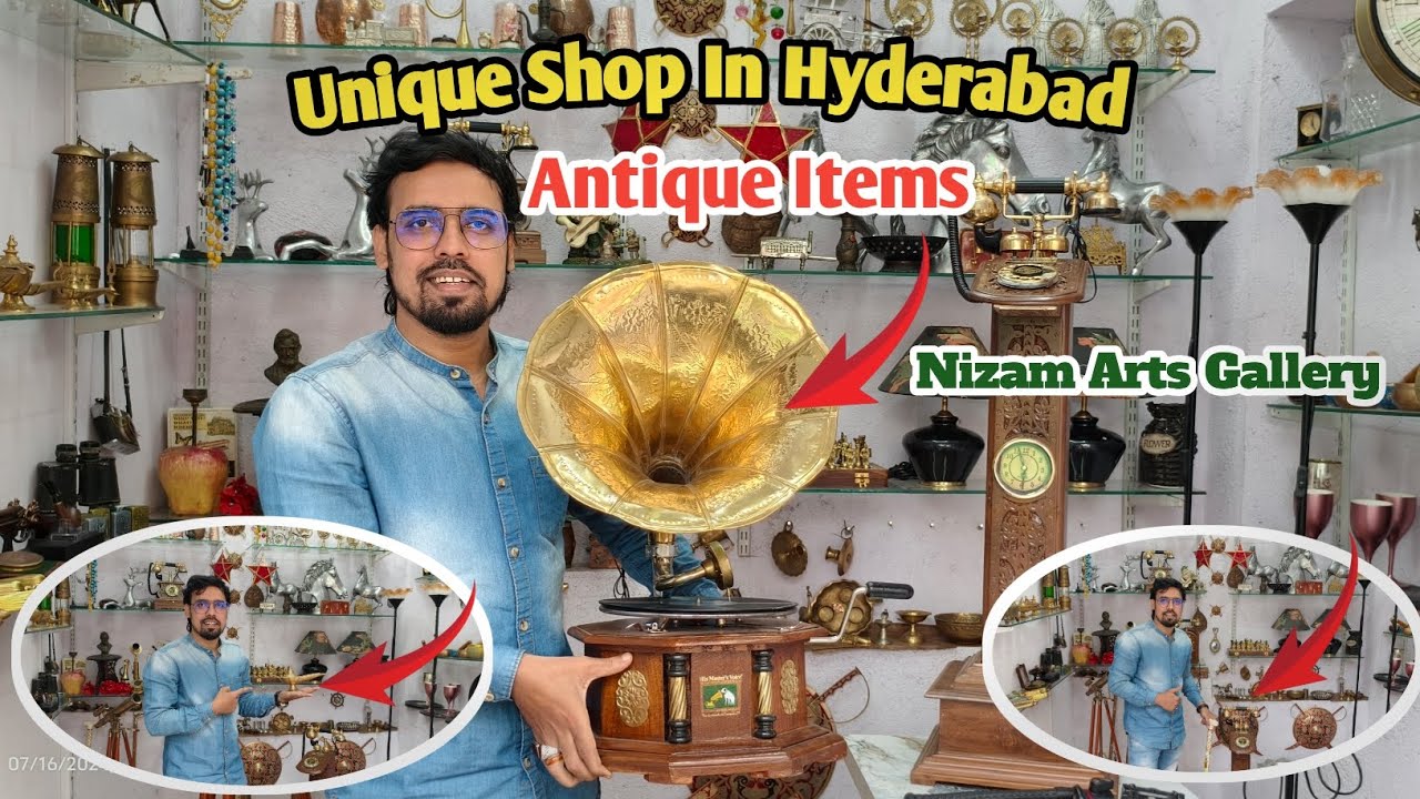 Unique Shop In Hyderabad / Antique Items / Home Decore Shop / Nizam Arts Gallery