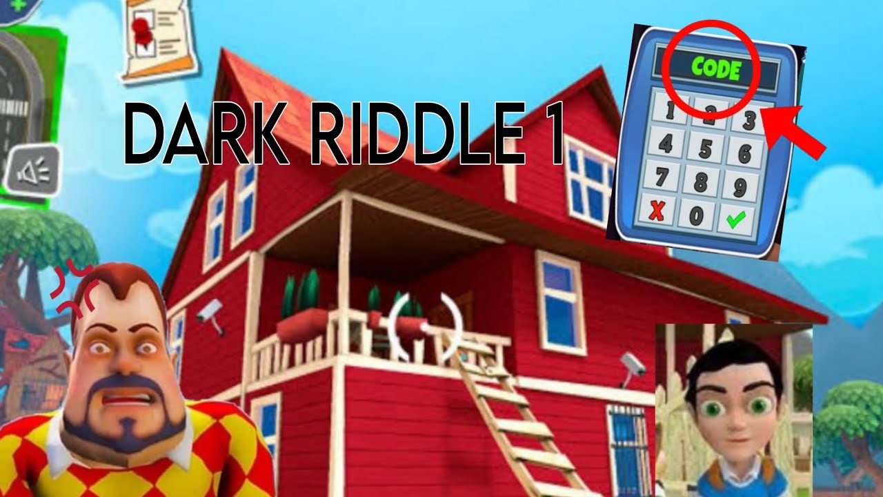 Dark riddle 1|Dark riddle nasıl bitirilir Part#1 | Dark riddle bodruma nasıl girilir?
