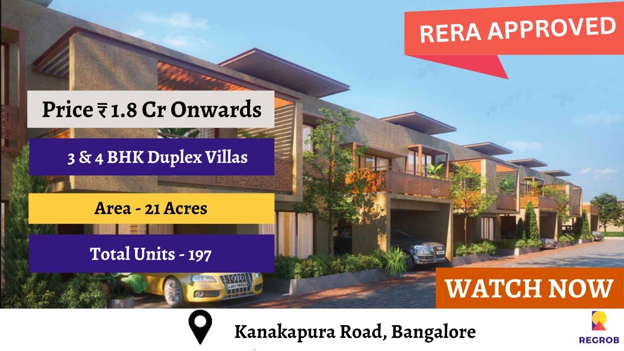 3-комнатные виллы на продажу на Канакапура-роуд, Бангалор | Свамитва Терравана | +91- 7669917768 ...