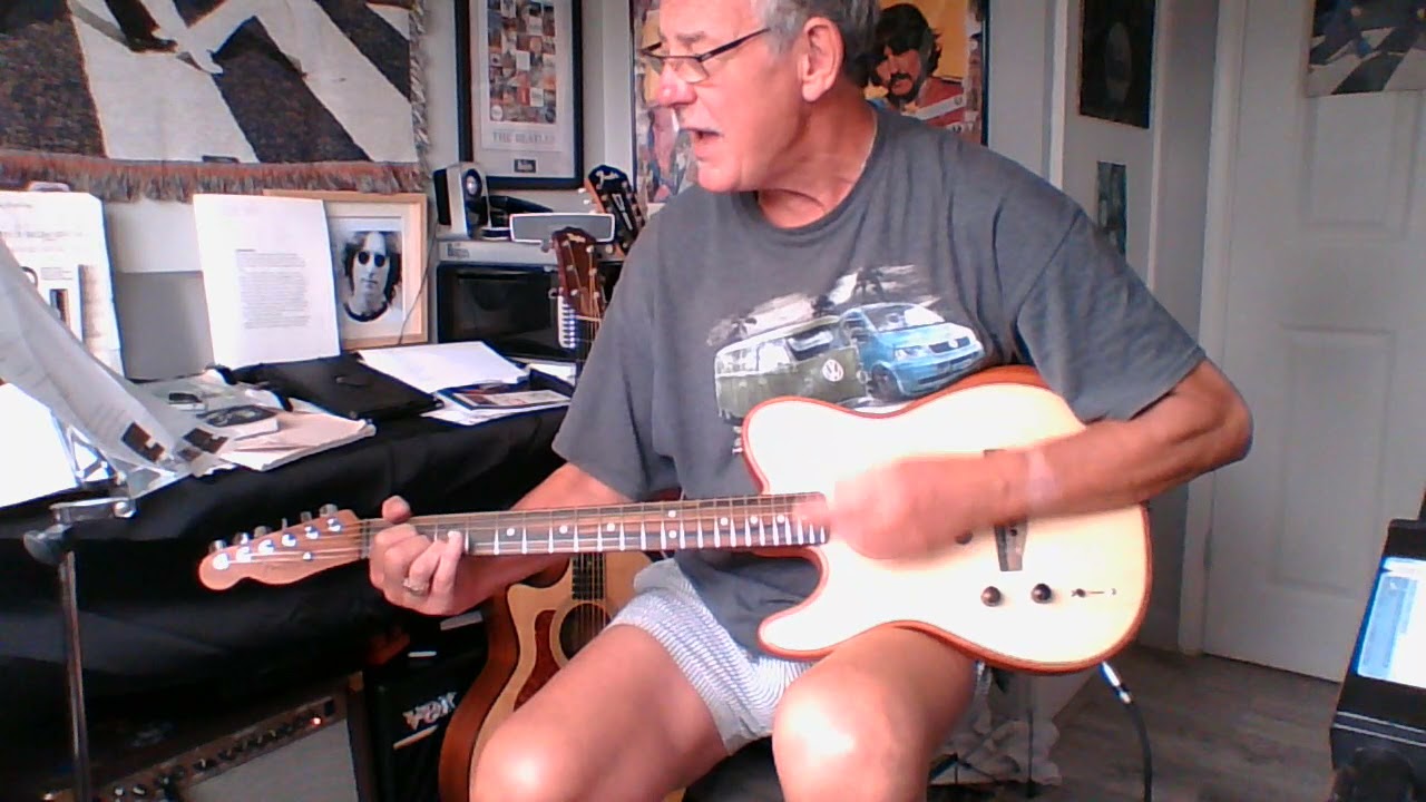 Fender American  Acoustasonic Telecaster how it sounds . Don’t you forget about me ( cover ).