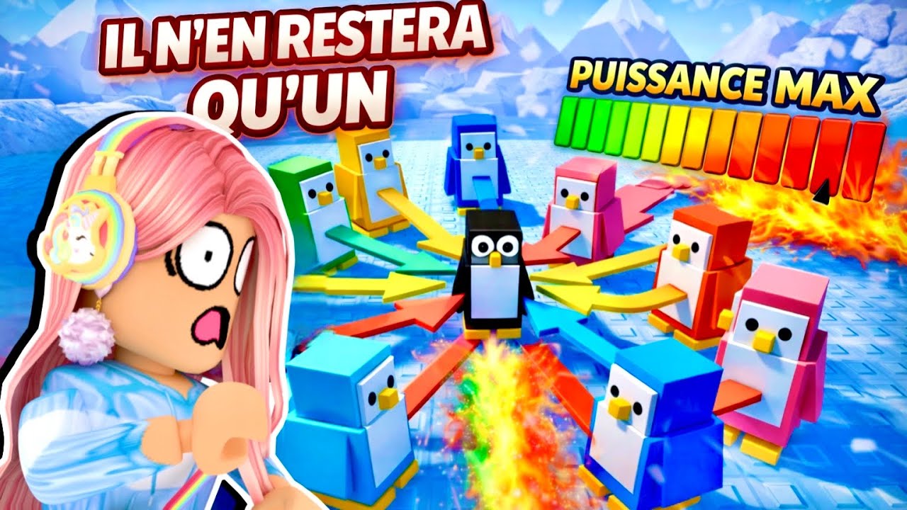 IL N'EN RESTERA QU'UN SUR LA BANQUISE! (Roblox Penguin Knockout)