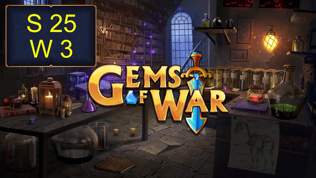 ⚔️ Gems of War, Campaign 25 Week 3 | Divinion Fields Raids ⚔️