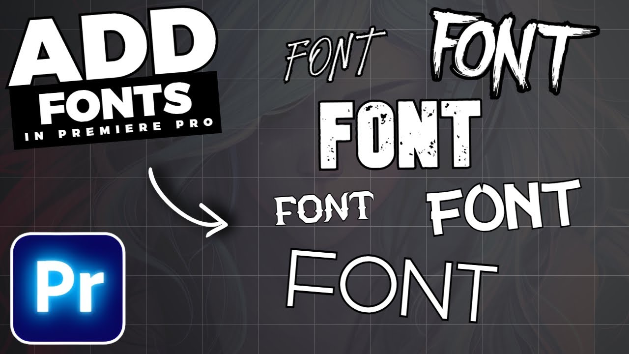 Как добавить шрифты в Premiere Pro