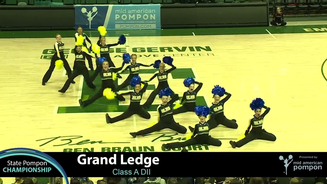 ENCORE - Grand Ledge Varsity Pompon Class A DII State Champions 2025