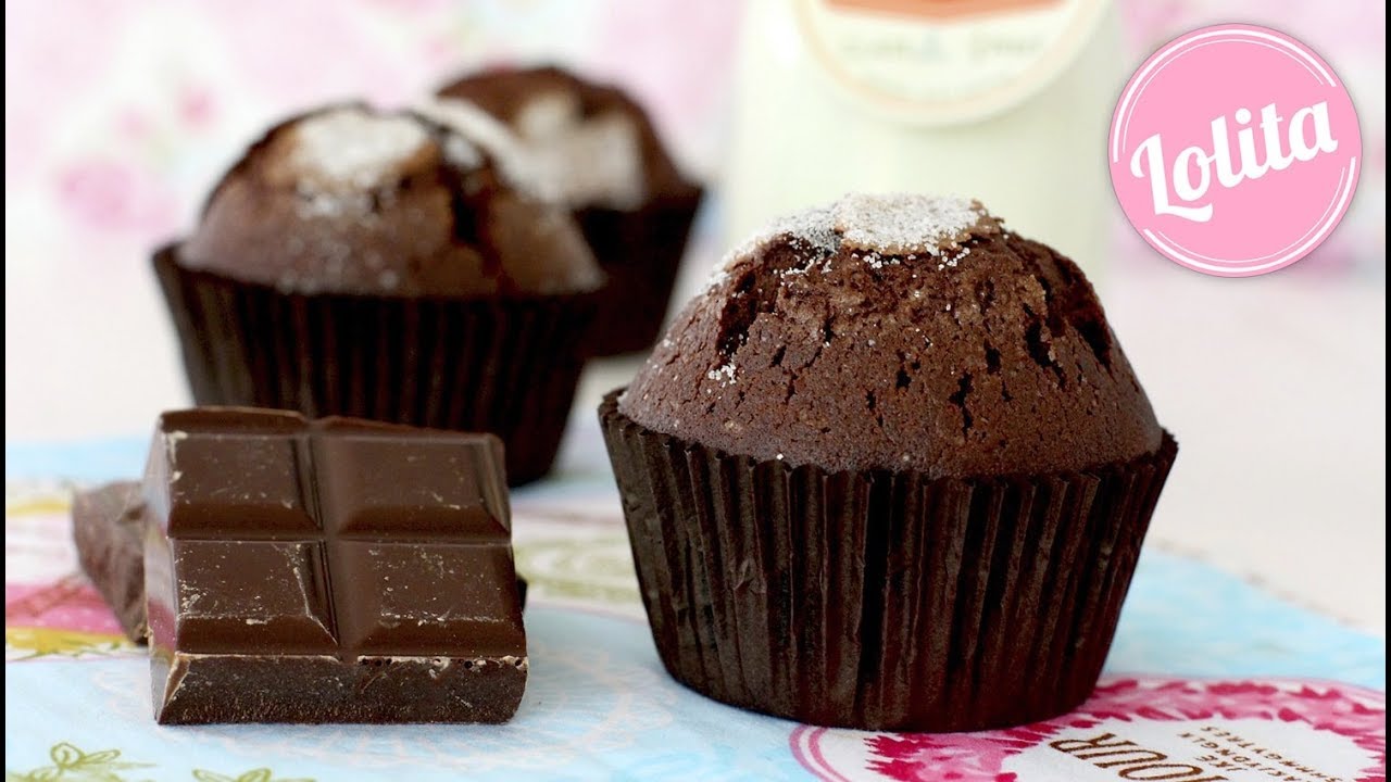 Receta de magdalenas de chocolate caseras - Magdalenas esponjosas