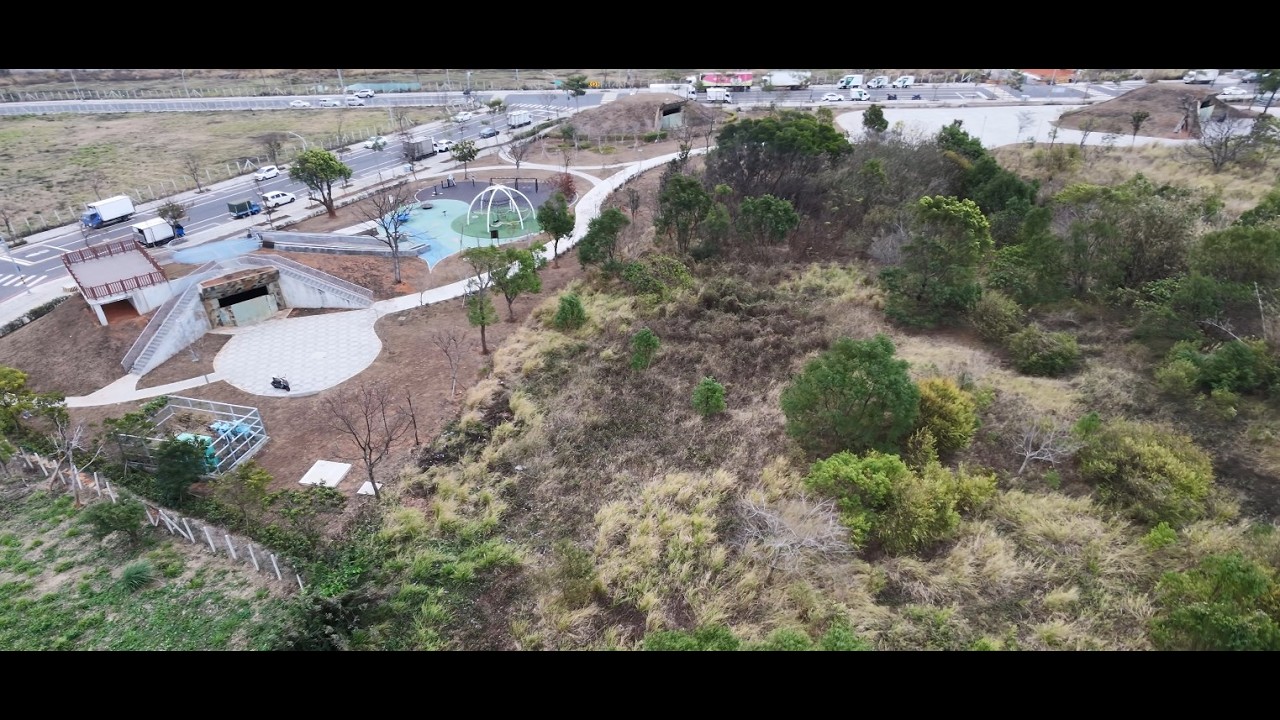 大肚山頂碉堡-台中防空洞公園-辰億自辦重劃區 空拍