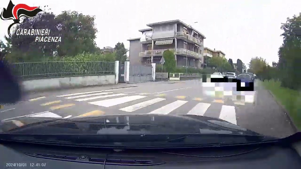 Piacenza24 - Inseguimento a Fiorenzuola, il video dei carabinieri