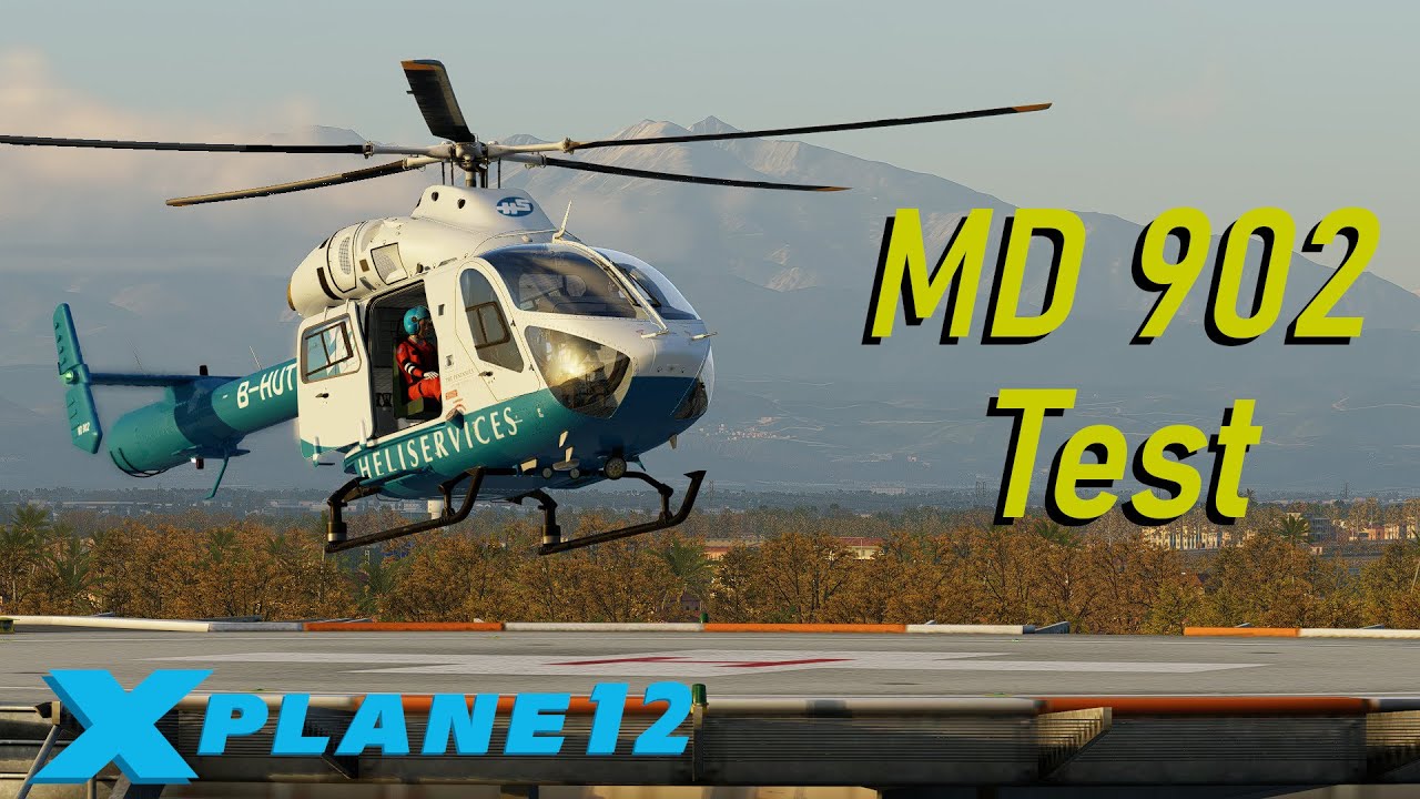 XPlane12 Test du MD 902 JRX Design