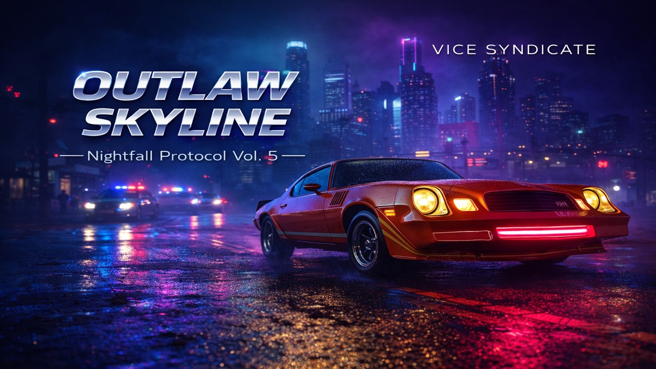Nightfall Protocol Vol. 5 – Outlaw Skyline (Synthwave Mix 2026)