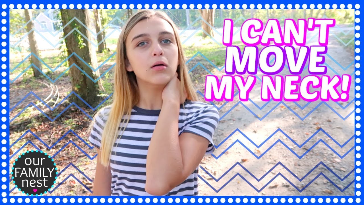 I CAN’T MOVE MY NECK!!