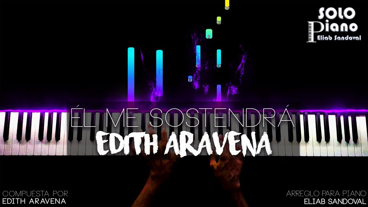 Él me Sostendrá - Edith Aravena | Piano Tutorial + Partitura