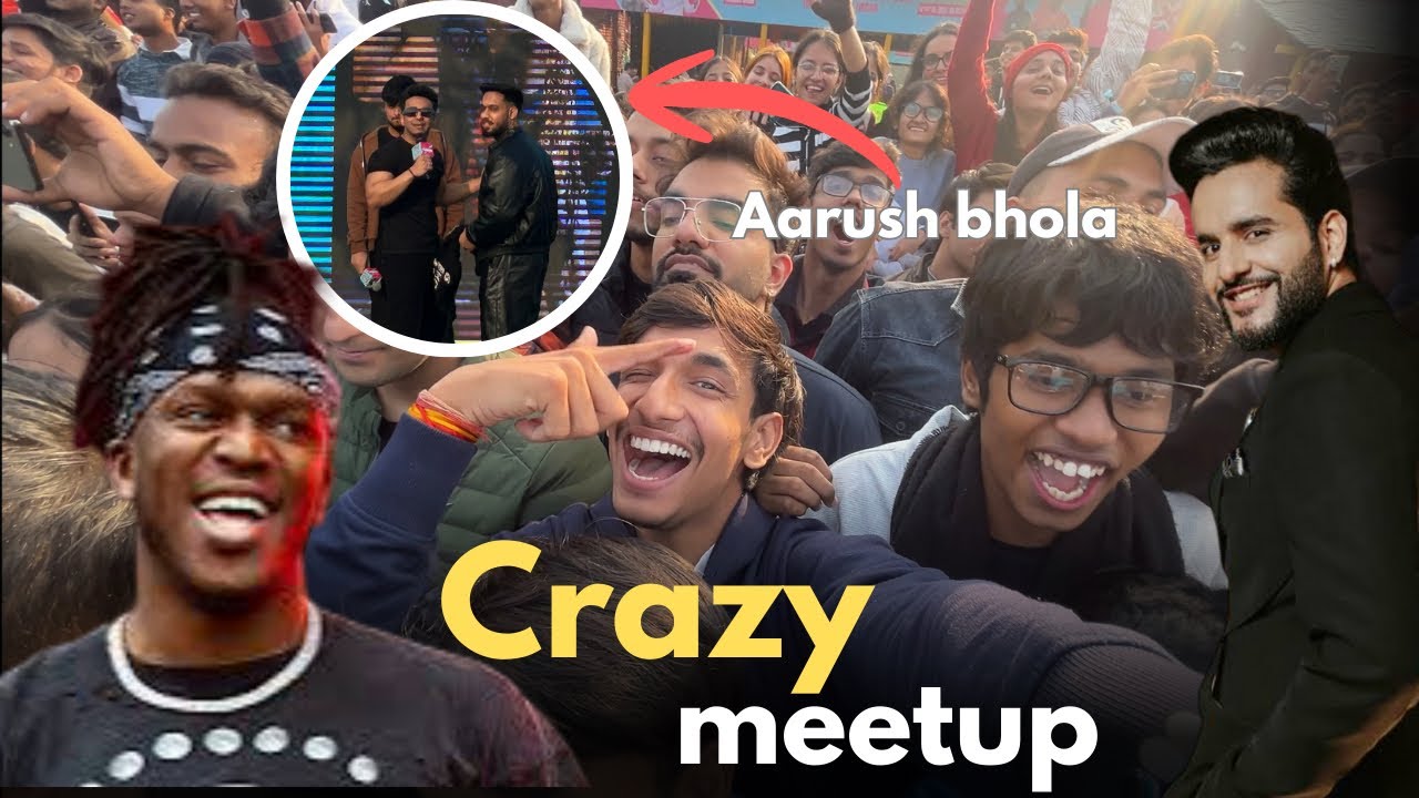 UK Singers + Indian Creators 😍 | CRAZY Meetup Experience #mayannkvlogs @aarushbhola17@FukraInsaan