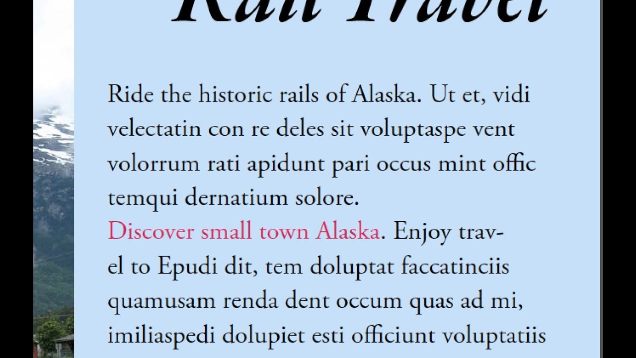 08 Create a Text Anchor in Adobe InDesign
