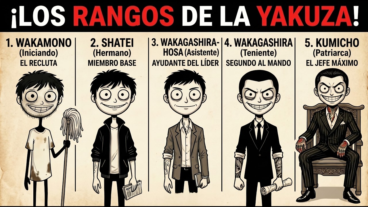 Tu vida como cada rango en la Yakuza