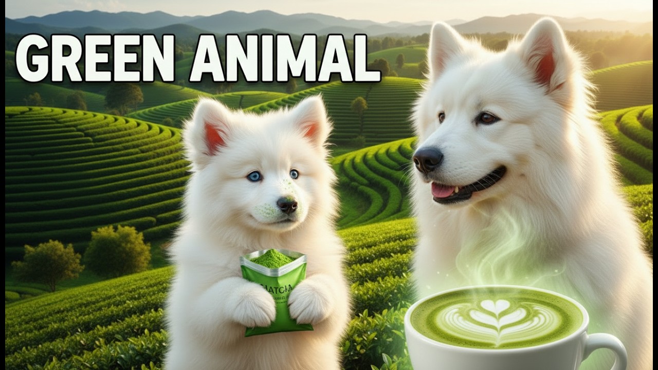 The Puppy Who Fell in Love with Matcha