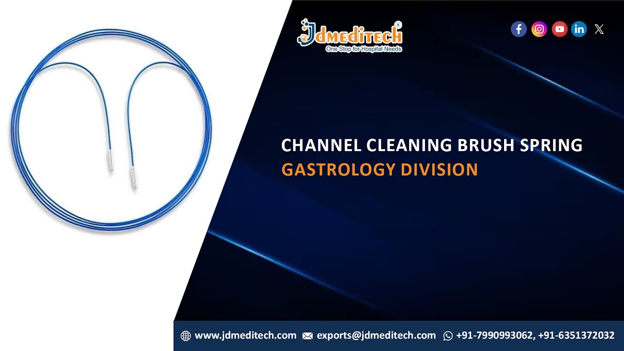Channel Cleaning Brush | Endoscope | Gastrology |  jdmeditech india