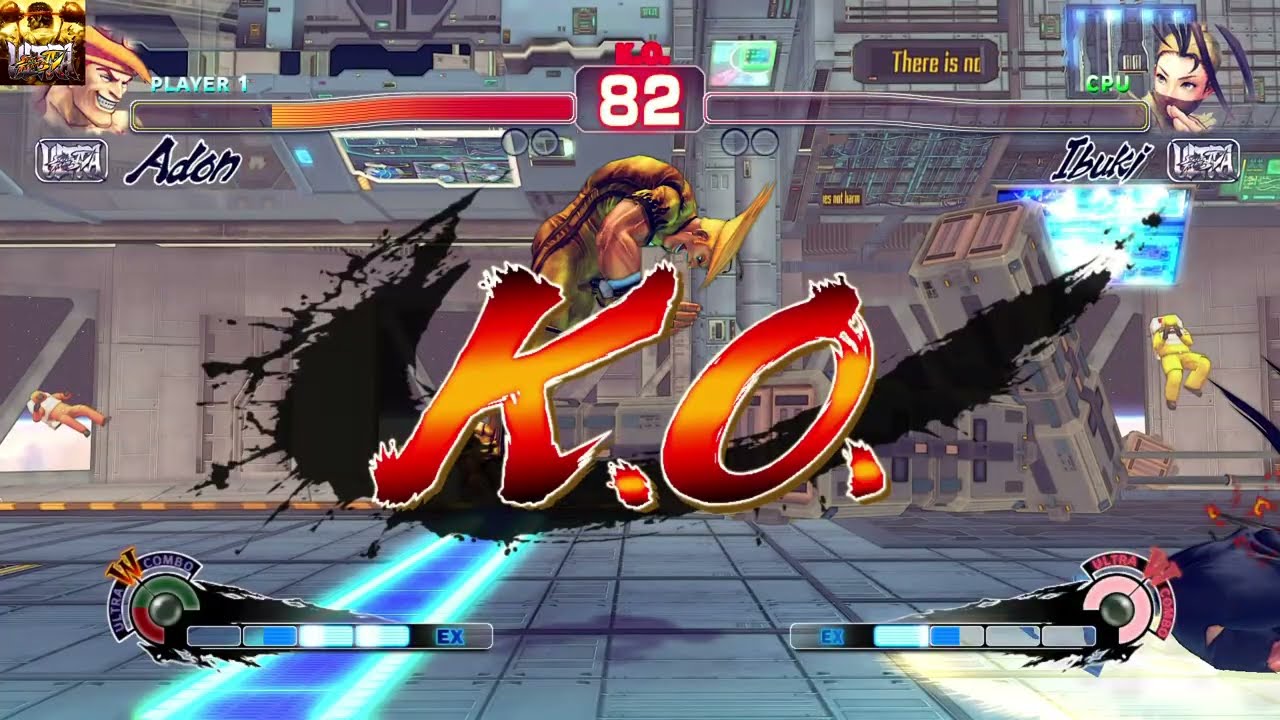 ADON VS IBUKI アドン対いぶきのバトル ULTRA STREET FIGHTER IV