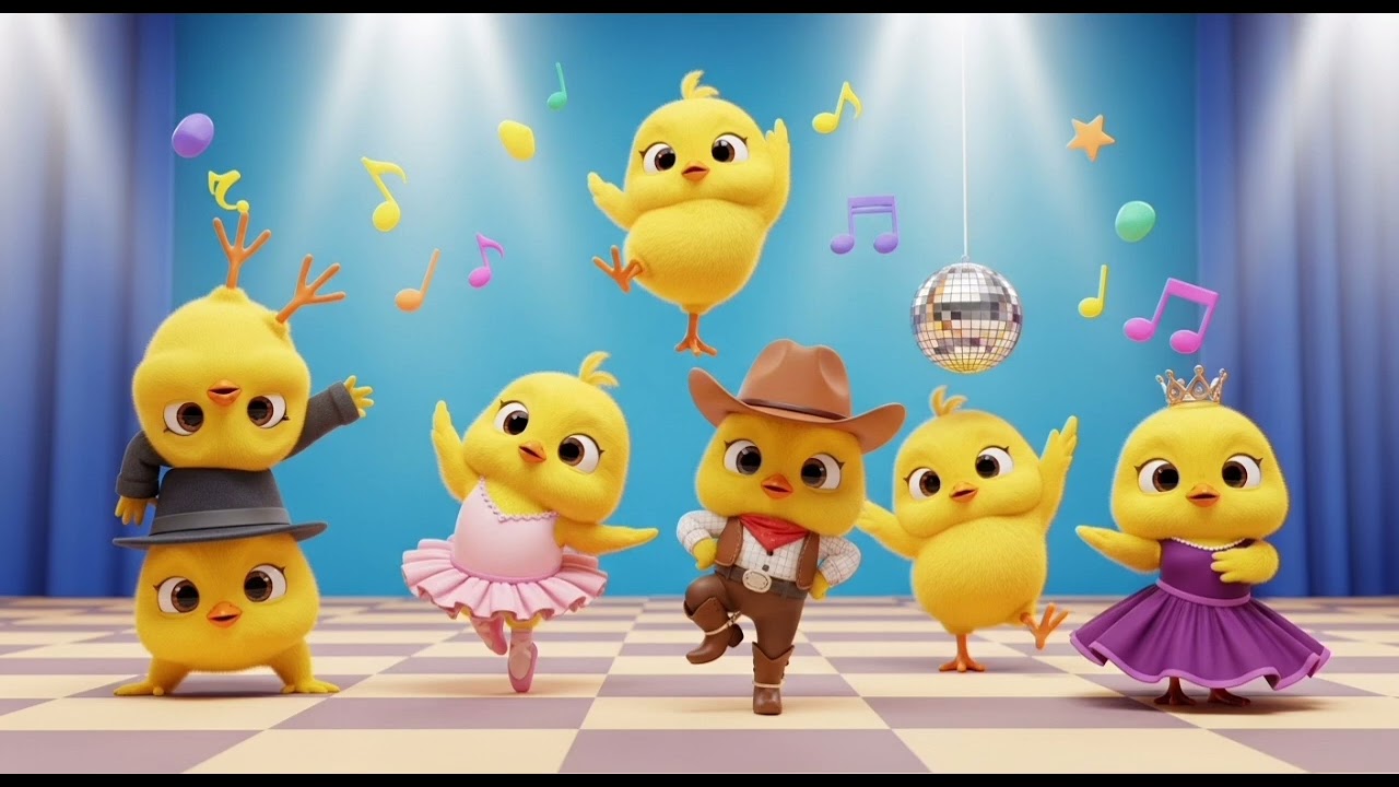 Cute Baby Chicks Dance Battle 🕺💃 | Funny Animal Dance 🐣 | Adorable Kids & Animal Video 🐥😂