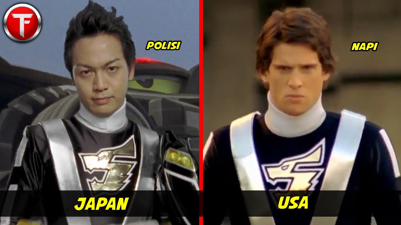 7 Ranger Hitam yang Berbeda dengan versi Super Sentai-nya