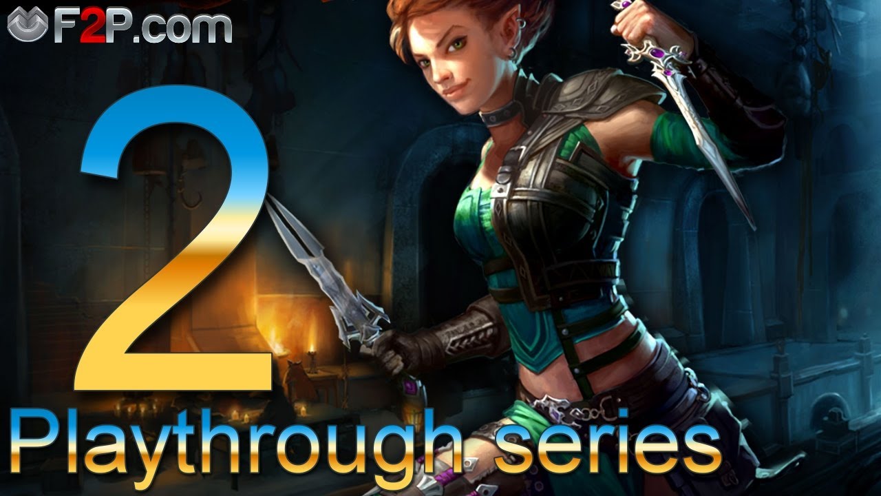 Neverwinter MMO gameplay walkthrough Episode #2 (1080p) - Rogue (level 3-5)