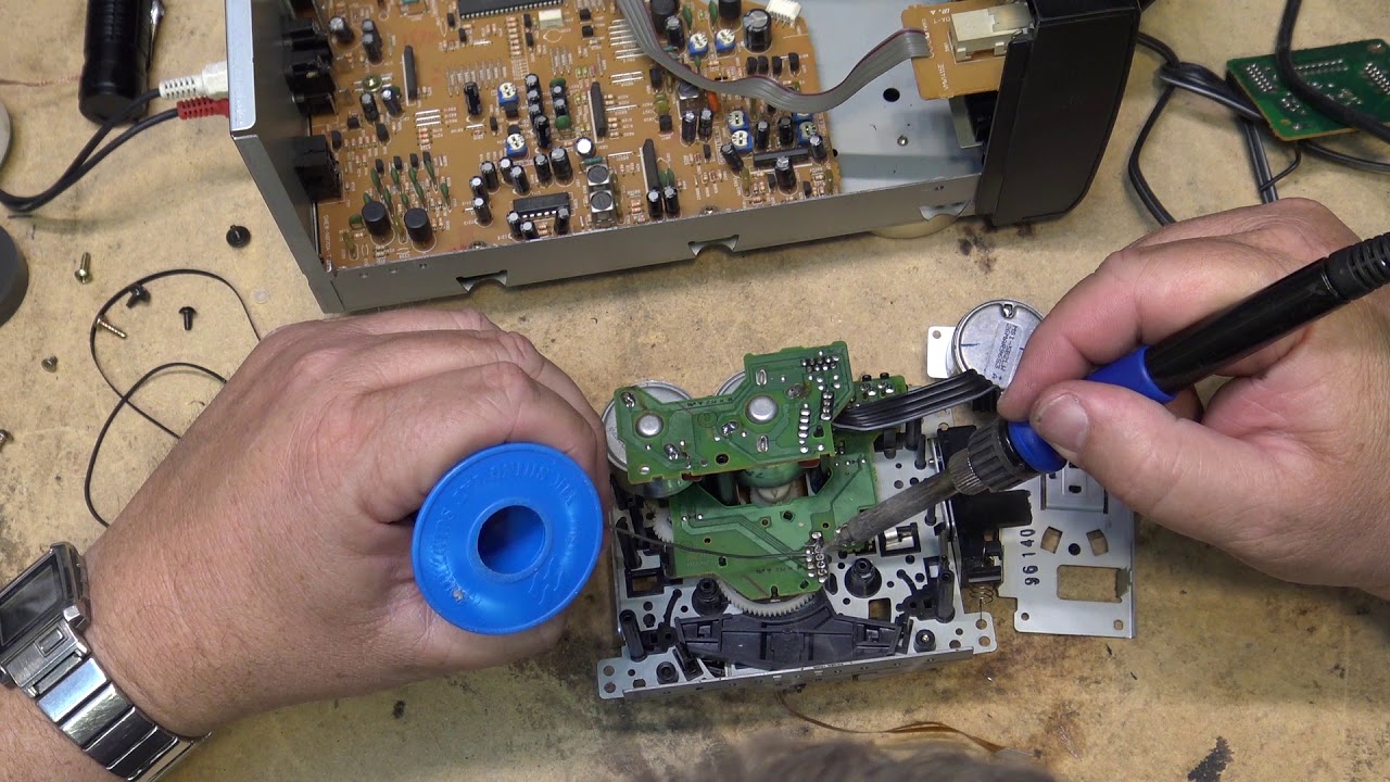 jvc tdr272 auto reverse cassette deck mechanical repair