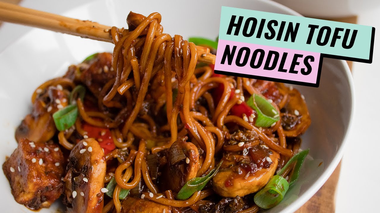 Hoisin Tofu Noodle Stir Fry | VEGAN