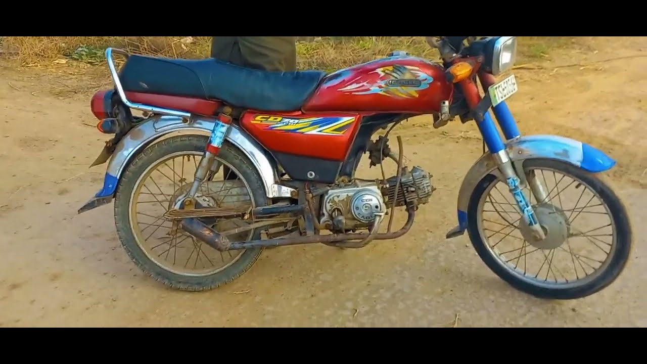 Bike install Smoke silencer 70cc #shorts By Mirza stok