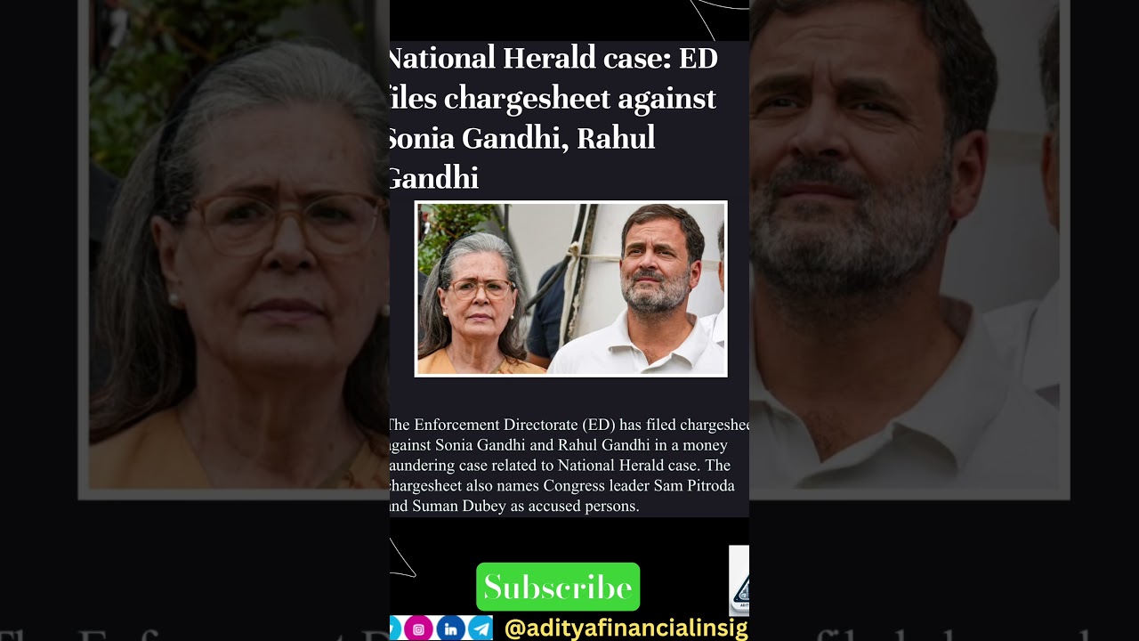 National Herald Case EXPLAINED | ED Charge Sheet Against Rahul & Sonia Gandhi | Financial Scam?