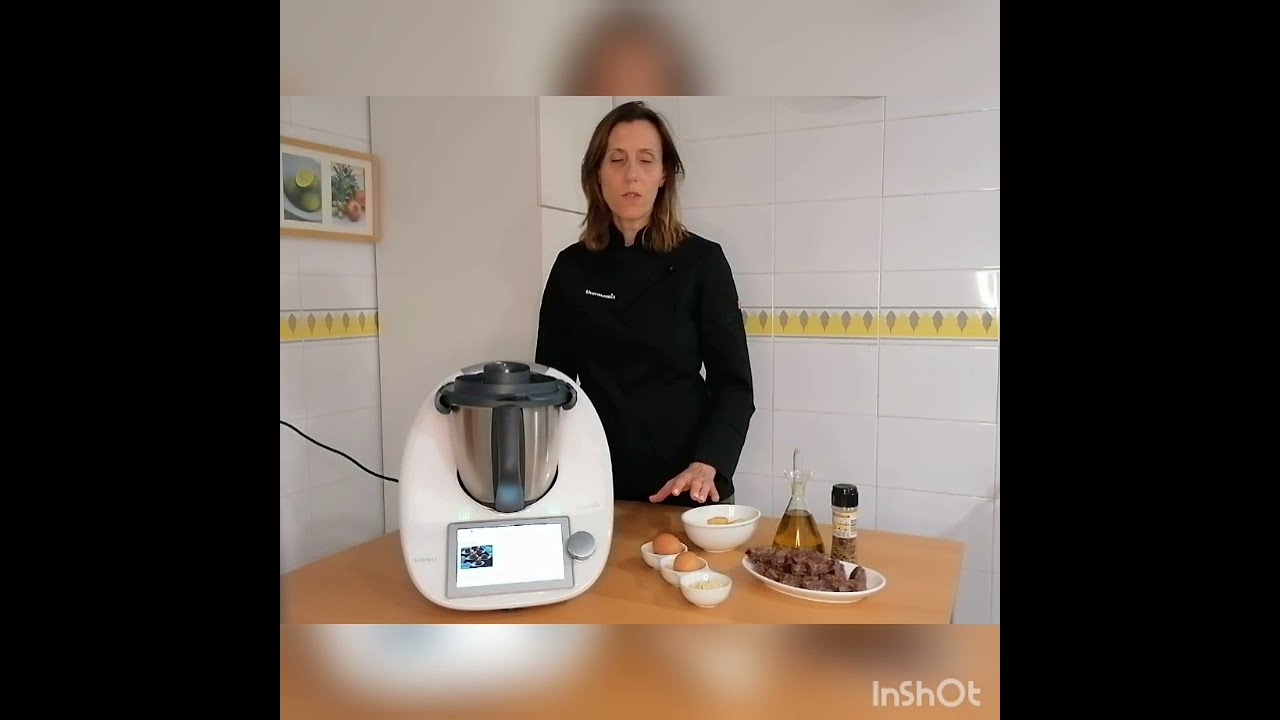 Thermomix TM6: Bombones de morcilla con puré de manzana