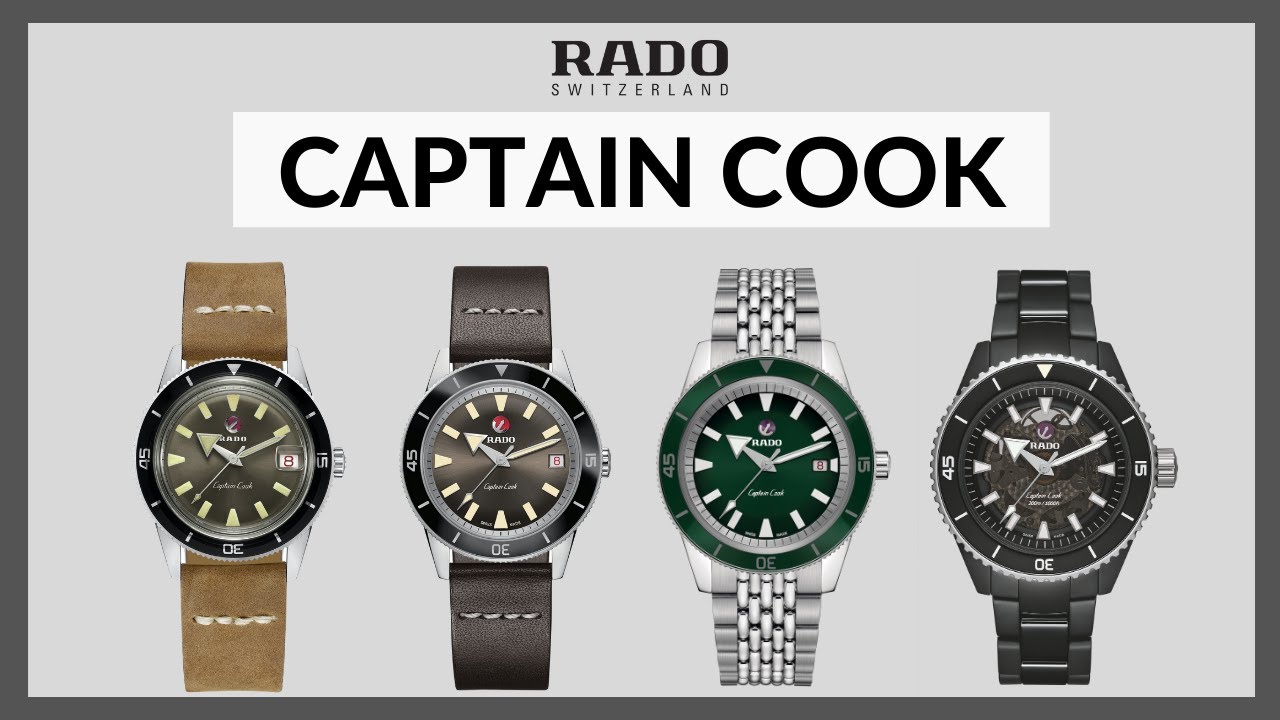 RADO präsentiert die neue CAPTAIN COOK ... aus KERAMIK!!