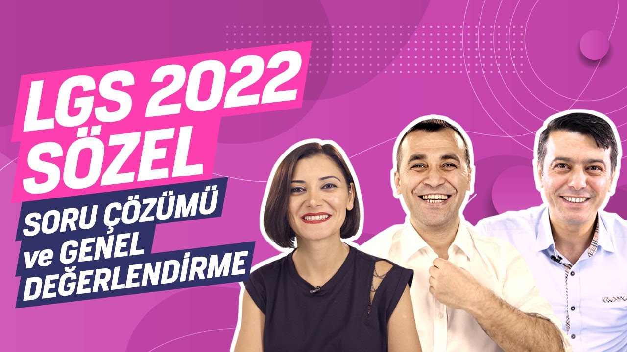 LGS 2022 Sözel Bölümü Değerlendiriyoruz! LGS Sözel Zor Muydu? #lgs2022 Soru Çözümü #1