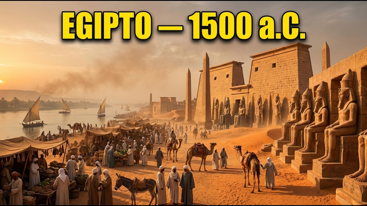 Un día en el Antiguo Egipto: así era vivir en 1500 a.C |  (recreación IA )
