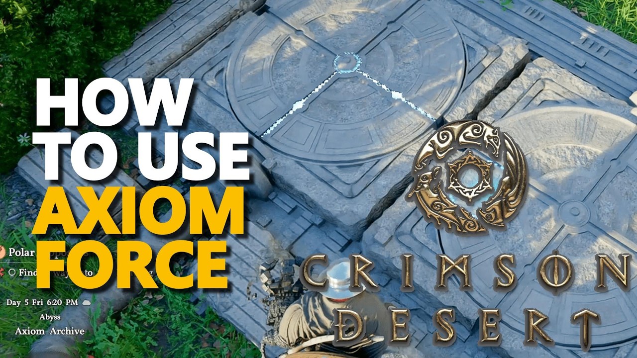 How to use Axiom Force Crimson Desert Puzzle
