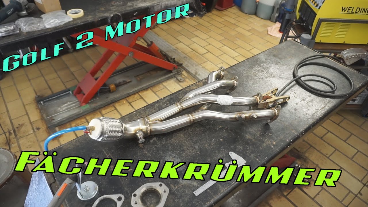 Golf 2 Motor Fächerkrümmer