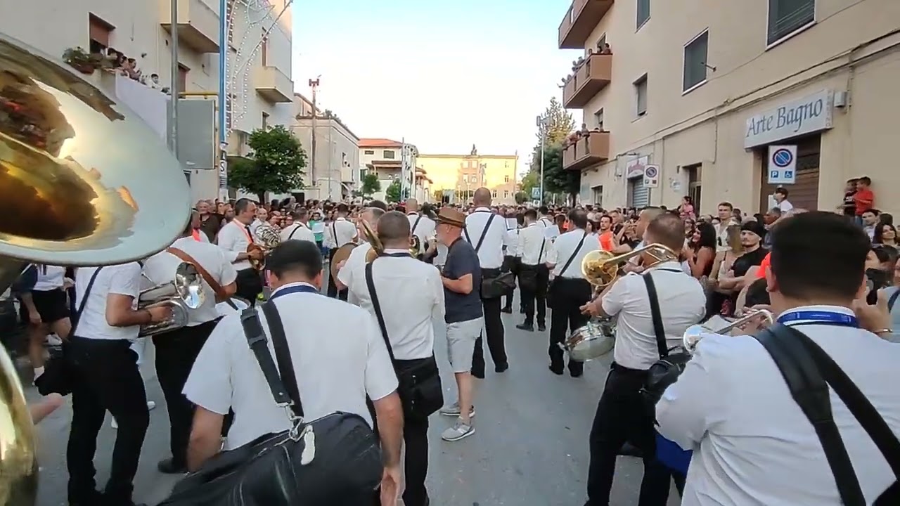 Marcia Ticinese Banda di Matera 2/7/23 Matera festa della Bruna