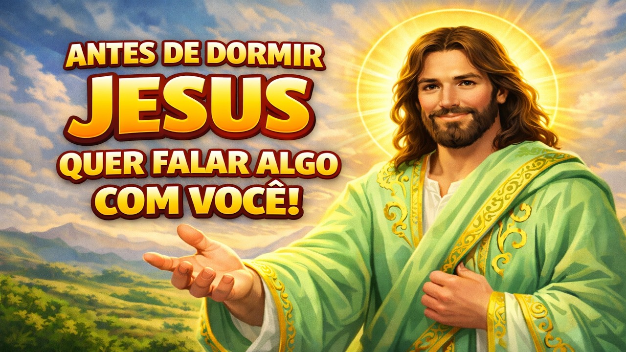 Antes de dormir, Jesus quer falar algo com você
