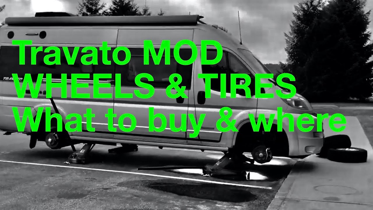 REVEL & NATIONAL PARK EDITION type WHEELS & TIRES Travato MOD for Winnebago Class B RV campervan