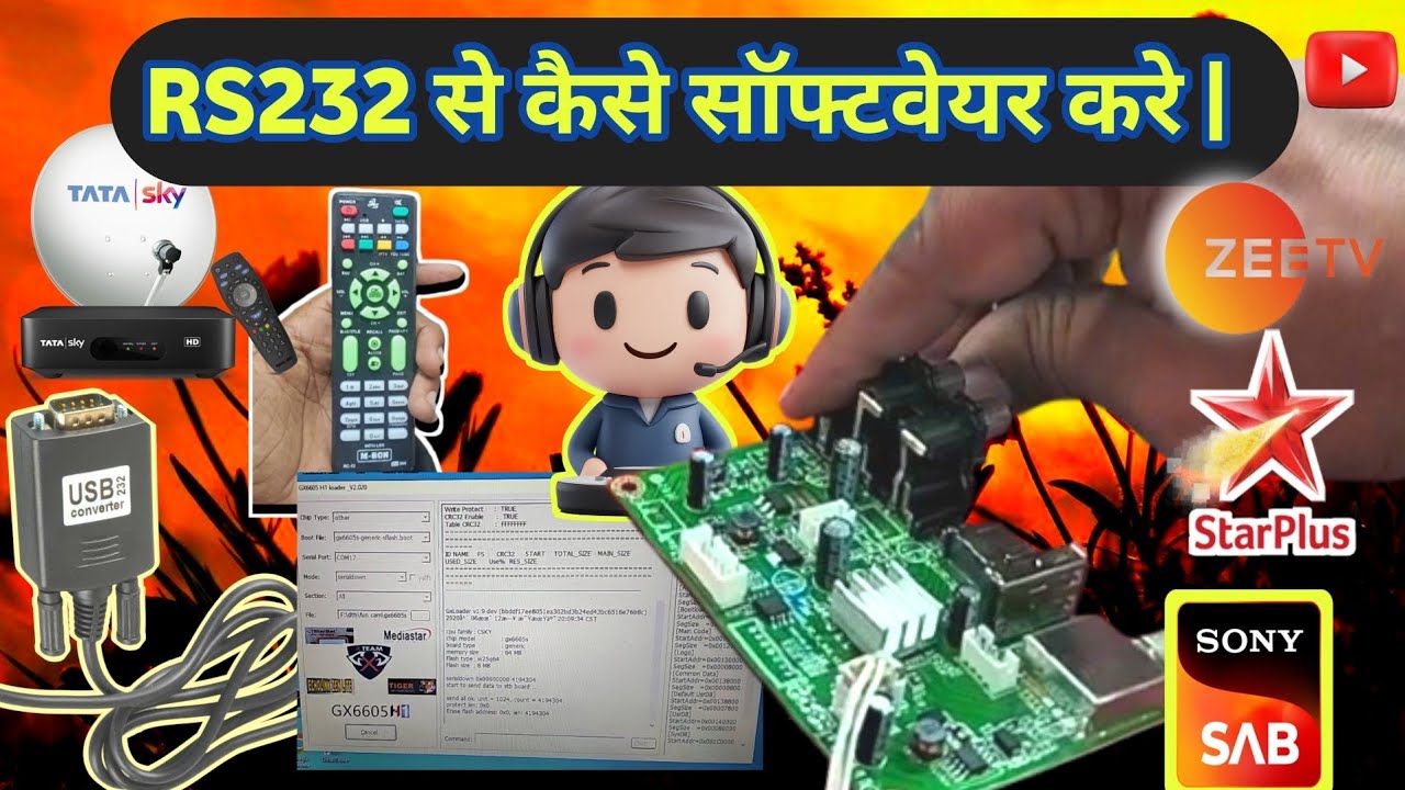 👉RS232 से कैसे सॉफ्टवेयर करे। How to software from Ras 232🔥🔥🔥🔥👍🏾#232 