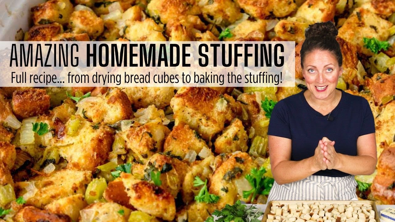 HOMEMADE STUFFING RECIPE | perfect for your Holiday table!