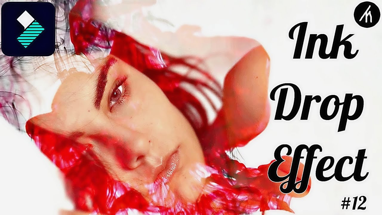 Filmora | How to Create Ink Drop Effect tutorial | How to edit with filmora #12