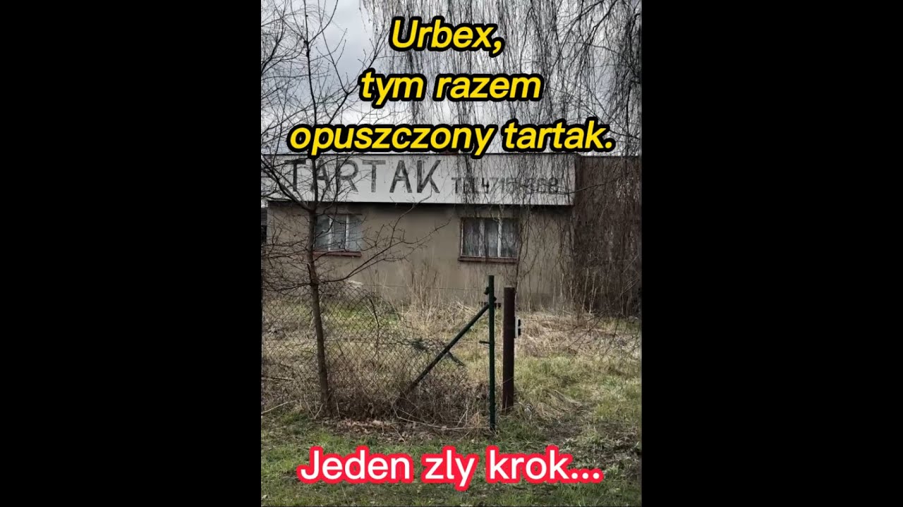 Urbex, tym razem opuszczony tartak. 🔴Jeden zły krok...🔴